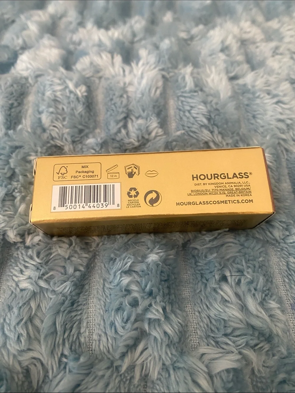 Brand New in Box Hourglass Unlocked Satin Crème Lipstick in Larch 308 Full Sz 4g